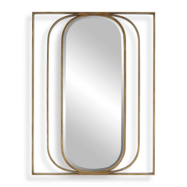 Replicate Oval Mirror 40 Inch Tall and 30 Inch Wide by Uttermost - 09897