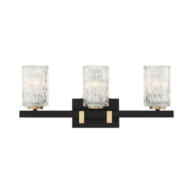 Keene 3 Light Bath Vanity 9.5 Inch Tall and 23 Inch Wide by Savoy House - L8-3601-3-143