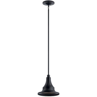 Hampshire 1 Light Mini Outdoor Pendant by Kichler - 59057bkt