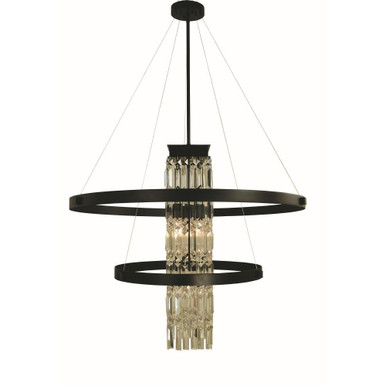 Iris 5 Light Large Foyer Chandelier by Framburg - 5738