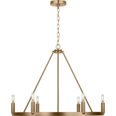 Mirla 6 Light Chandelier 28 Inch Wide by Generation - GLC2016