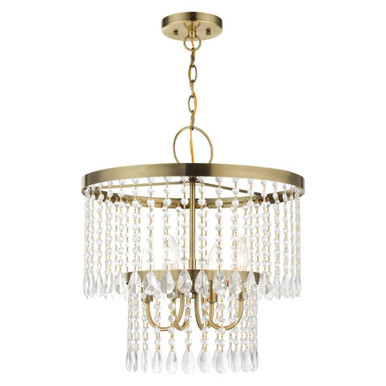 Elizabeth 4 Light Large Pendant by Livex - 51064