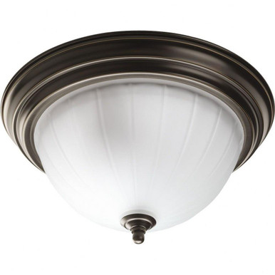 Melon 2 Light 13.25 Inch Wide Bowl Flush Mount by Progress - P3817