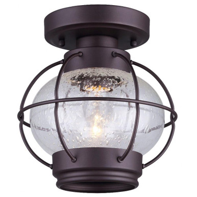 Potter 1 Light 7.75 Inch Wide Flush Mount by Canarm Inc - IFM636A08ORB