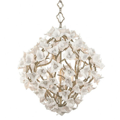 Lily 39.5 Inch Six Light Medium Pendant by Corbett - 211-46-SGL