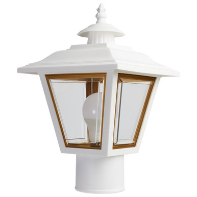 One Light Outdoor Post Lantern 7.75 Inches by 12.5 Inches High by Nuvo - SF77-88d