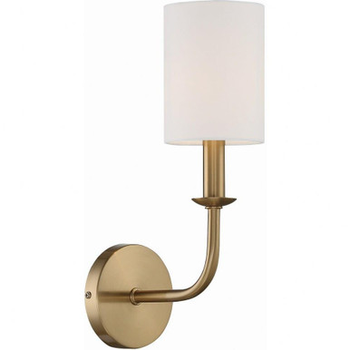Bailey 1 Light Candle Style Wall Sconce by Crystorama - BAI-A2101