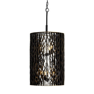 Estela 6 Light Small Foyer Chandelier by Varaluz - 380F06MBFG