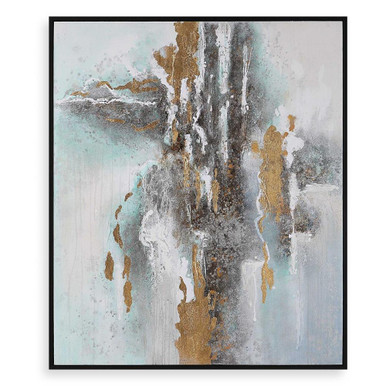 Mountain Mist 61.75 Inch Hand Painted Canvas Wall Art by Uttermost - 41462