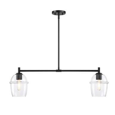 Summer Jazz 2 Light Island 10.5 Inch and 36 Inch Wide by Designers Fountain - D310M-IS