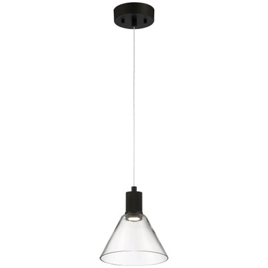 Port Nine 9W 1 LED Pendant 8.5 x 8 Inches by Access 63140LEDD-MBL - 63140LEDD-MBL