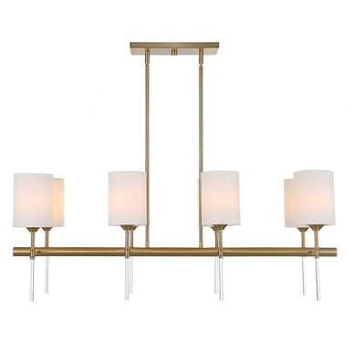 Awyr 8 Light Oversized Linear Chandelier by Uttermost - 21388