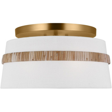 Cordtlandt 3 Light Small Semi Flush Mount by Visual Comfort Studio - AF1143RTN