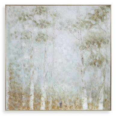 Cotton Woods 48.75 Inch Hand Painted Canvas by Uttermost - 31417