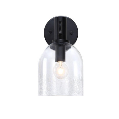Astra 1 Light Wall sconce 10.75 Inch X 5.5 Inch Wide by Designers Fountain - D343C-WS-MB