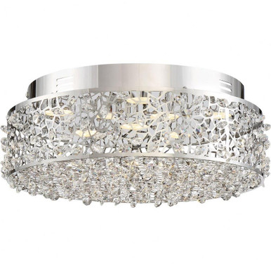 Starlet 1 Light 13.75 Inch Wide Semi Flush Mount by Quoizel - PCST1614C