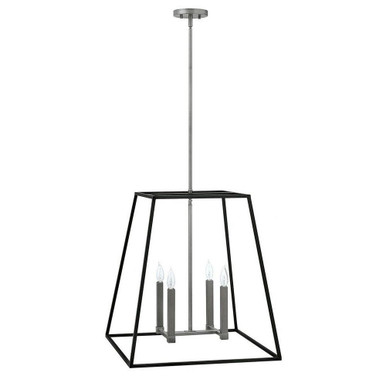 Fulton 4 Light Medium Foyer Chandelier by Hinkley - 3336
