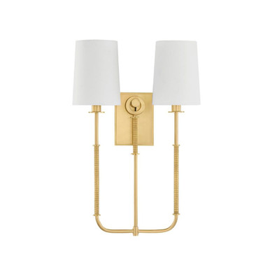 Glenmont 2 Light Wall Sconce 21 Inch Tall and 14 Inch Wide by Hudson Valley - 2072