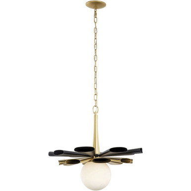 Daphne 1 Light Large Pendant 24.5 Inch Wide by Varaluz - 372P01LMBFG