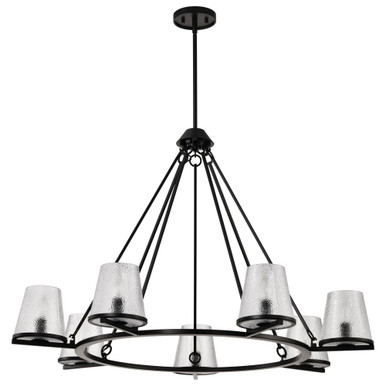 Valentine 7 Light Chandelier 25.5 Inch Tall and 40 Inch Wide by Nuvo - 60/8259