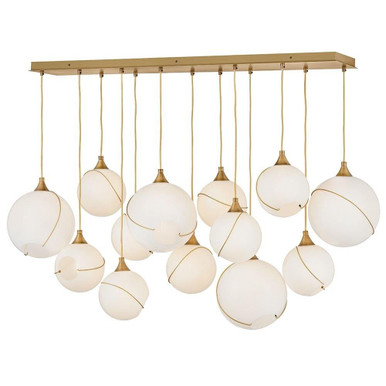 Skye 130W 13 LED Oversized Linear Pendant by Hinkley - 30305HBR-CO