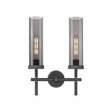 Lincoln 2 Light Bath Vanity 19.5 Inch Tall X 13.88 Inch Wide by Innovations - 471-2W-G471-12