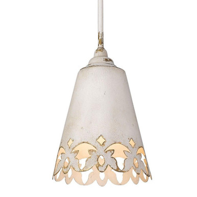 Eloise 1 Light Small Pendant by Golden - 0883-S AI