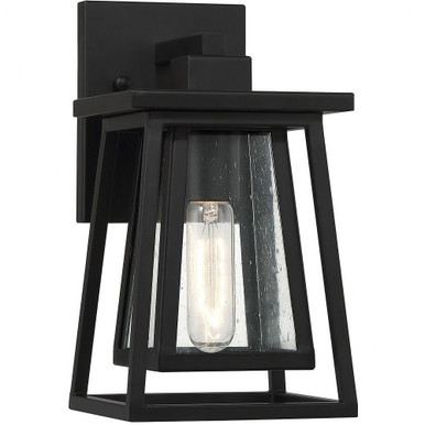 Denver 1 Light Outdoor Wall Lantern 11 Inch Tall by Savoy House - 5-2020-bk