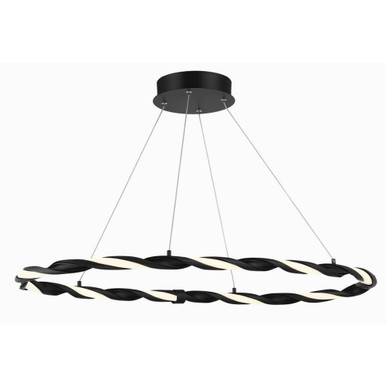 Convolution 1 LED Light Pendant by George Kovacs - P5482-66A-L