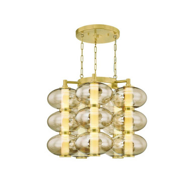 Toulouse 40W 5 LED Chandelier 25 Inch Tall and 31 Inch Wide by Corbett - 504-31-VB
