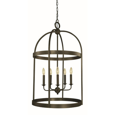 Heidelberg 5 Light Small Foyer Chandelier by Framburg - 5645
