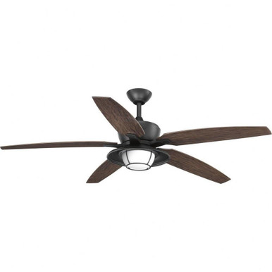 Montague Wide Ceiling Fan 1 Light Remote 60 Inches wide by Progress - P2564