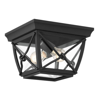 Belmont 1 Light 10 Inch Wide Flush Mount by Designers Fountain - 34835-bk