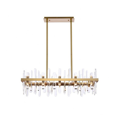 Serena 20 Light Mini Chandelier by Elegant - 2200G36