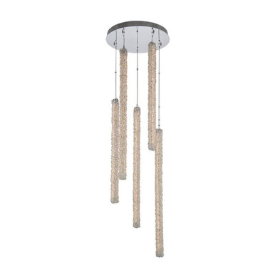 Lina LED Light 5 Column Medium Foyer by Allegri - 035557-010-FR001