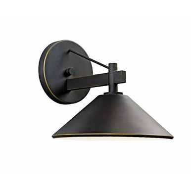 Ripley 1 Light Outdoor Wall Lantern 10 Inch Wide by Kichler - 49060OZ