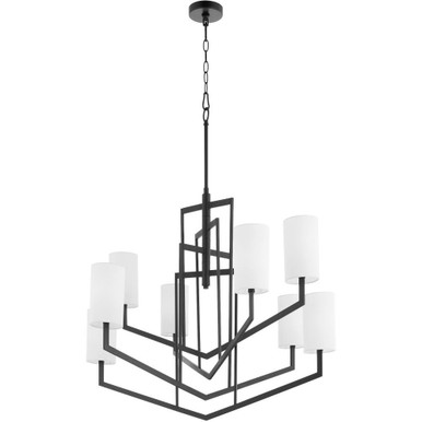 Bolivar 8 Light Oversized Chandelier by Quorum - 6078-8-59