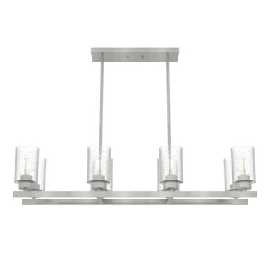 Hartland 8 Up Light Linear Chandelier by Hunter - 19159