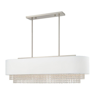 Carlisle 5 Light Mini Island Chandelier by Livex - 51126-91