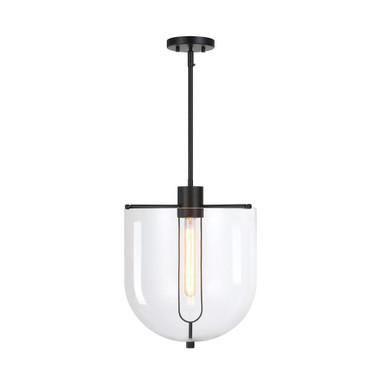 Skylar 1 Light Pendant 18.25 Inch Tall X 15 Inch Wide by Designers Fountain - D332M-15P-MB