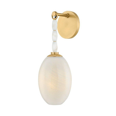 Yolanda 1 Light Wall Sconce 15.25 Inch Tall and 5.5 Inch Wide by Mitzi - H1124101-AGB