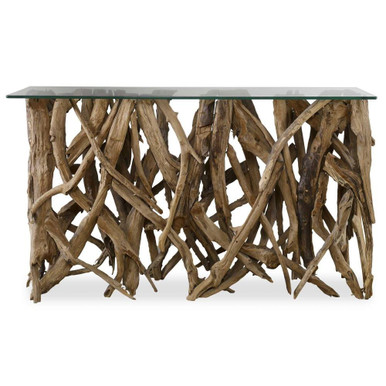 Teak Wood 59 Inch Console by Uttermost - 25593