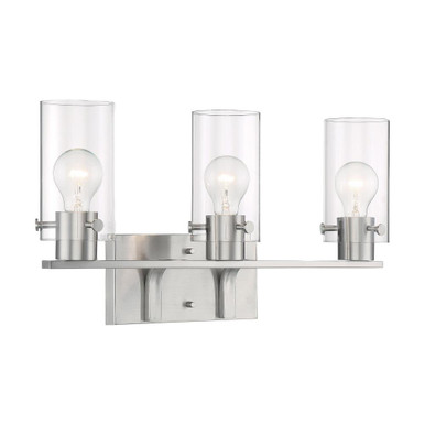 Sommerset 3 Light Vanity Light by Nuvo - 60-717-3BV