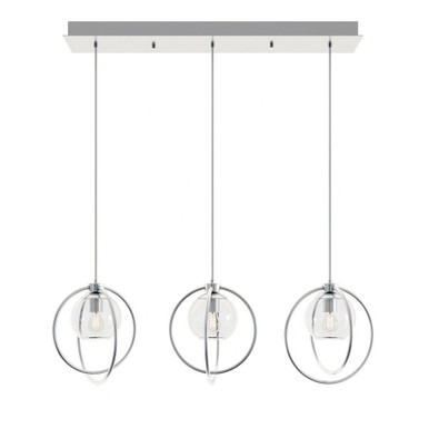 Jamie 3 Light Medium Linear Pendant by AFX - JAMP12MBLNR3