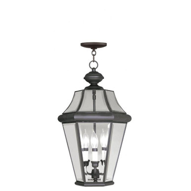 Georgetown 3 Light Medium Outdoor Pendant by Livex - 2365