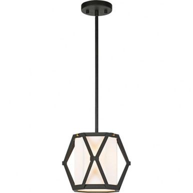 Hexalantern 1 Light Small Pendant by Matteo - C73501MB