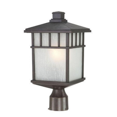 Barton One Light Post Mount by Dolan - 9116