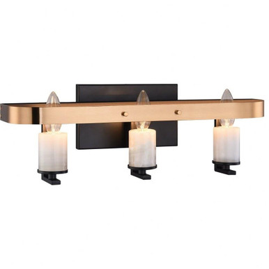 Crandle 3 Light Wall Sconce by Matteo - W82903BKAG