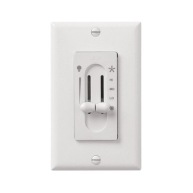 Accessory 1.6 Amps 300W Fan/Light Dual Slide Wall Control by Hunter Fans - 27182