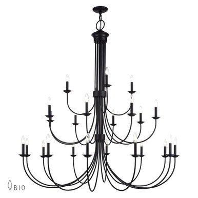 Estate 24 Light Oversized Foyer Chandelier by Livex - 42686